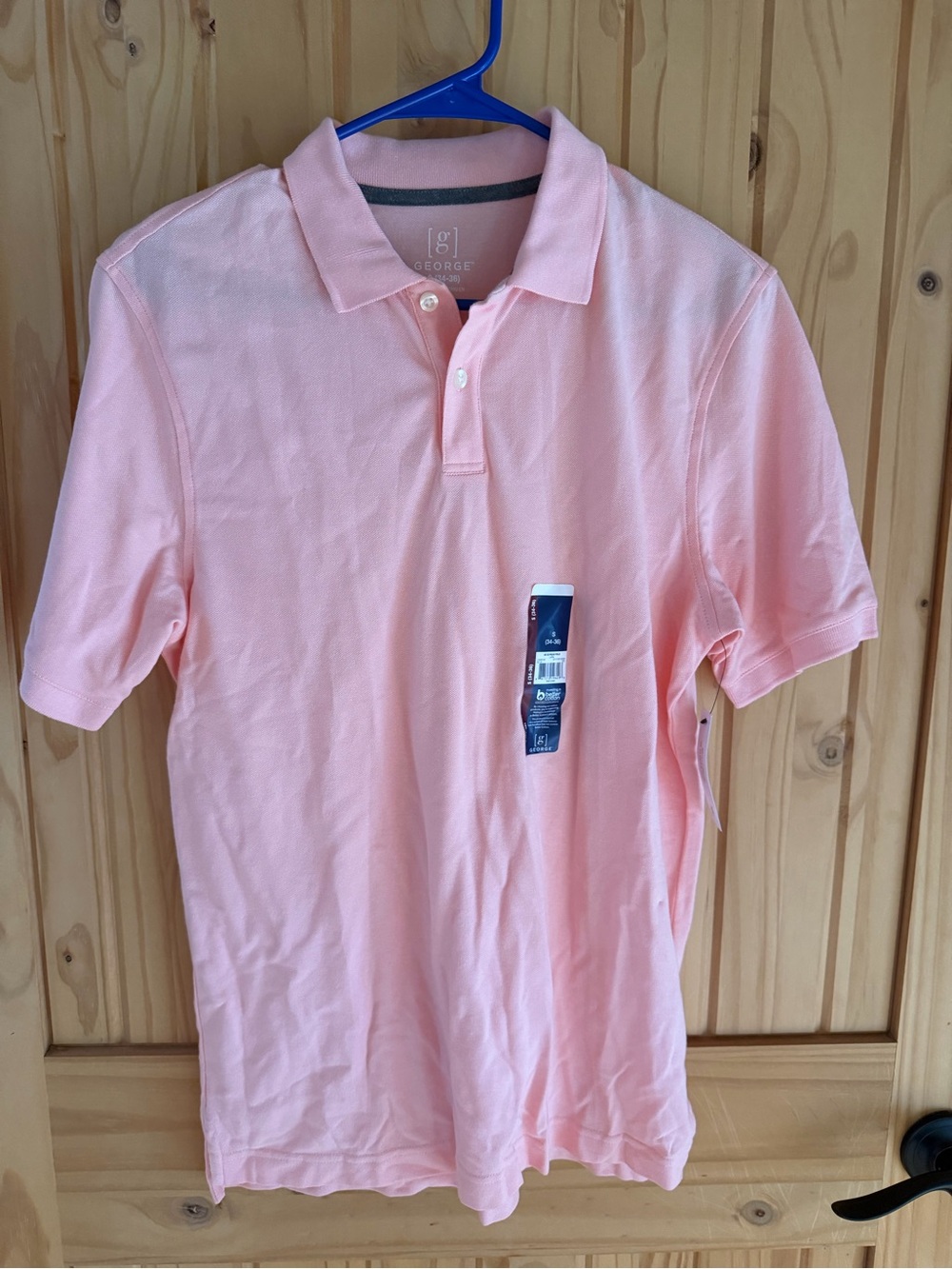 George Men’s Light Pink Polo Shirt